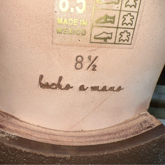 Beek Falcon Classic Leather Suede Ankle Bootie Back Zipper In Chestnut Size 8.5M - Picture 13 of 13